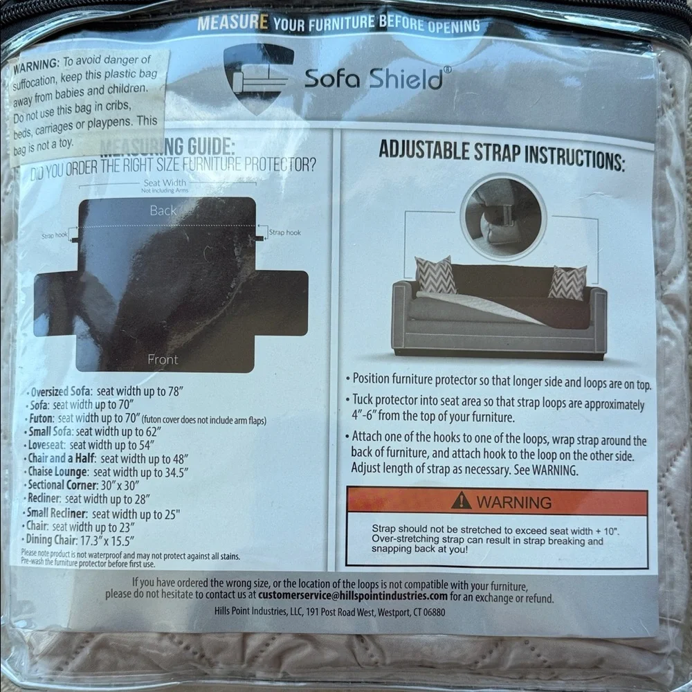 Pet and Kid Furniture Protector - Tan